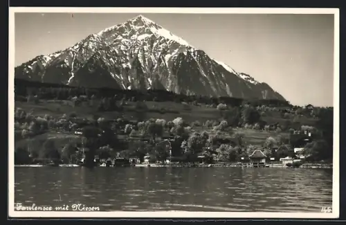 AK Faulensee, Ortsansicht mit Niesen