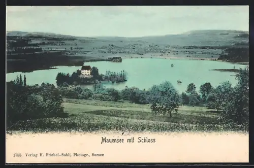 AK Mauensee, Seepartie mit Schloss