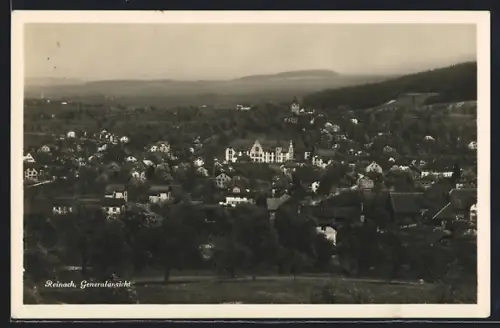 AK Reinach /AG, Generalsansicht aus der Vogelschau