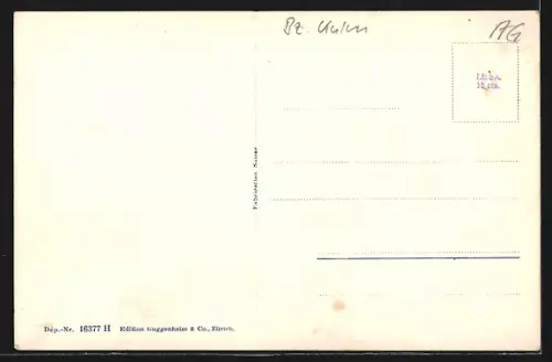 AK Reinach /AG, Generalsansicht aus der Vogelschau