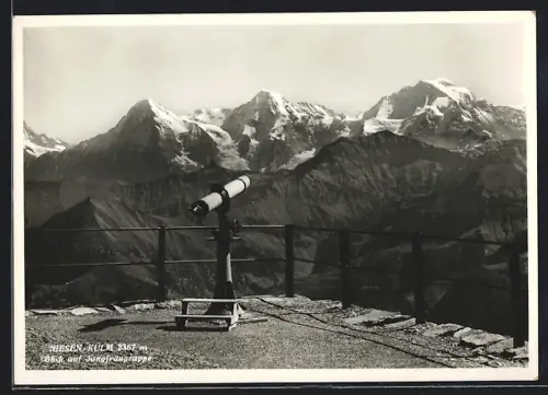 AK Niesen-Kulm, Blick auf Jungfraugruppe