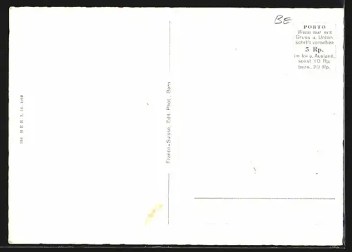 AK Magglingen / Macolin, Blick auf die Alpen, vue sur les Alpes