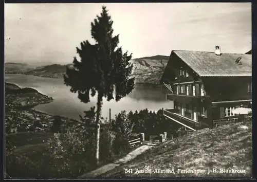 AK Aeschi b. Spiez, Allmend, Ferienheim J. B. Blaukreuz