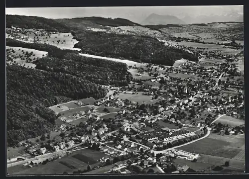 AK Unterkulm /Aarg., Teilansicht, Fliegeraufnahme