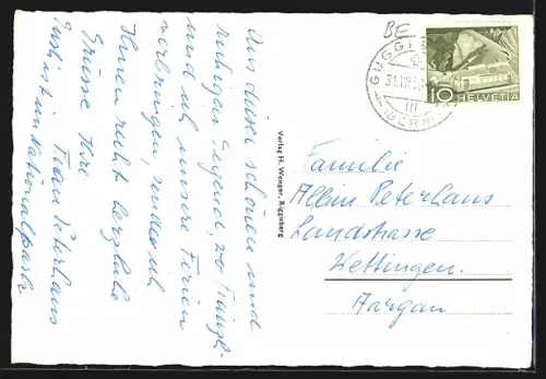 AK Guggisberg, Teilansicht mit Bäumen