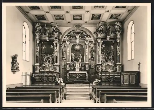 AK Sursee, Mariazell, Kirche, Innenansicht