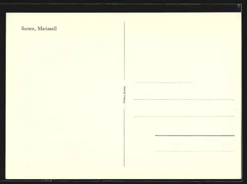 AK Sursee, Mariazell, Kirche, Innenansicht