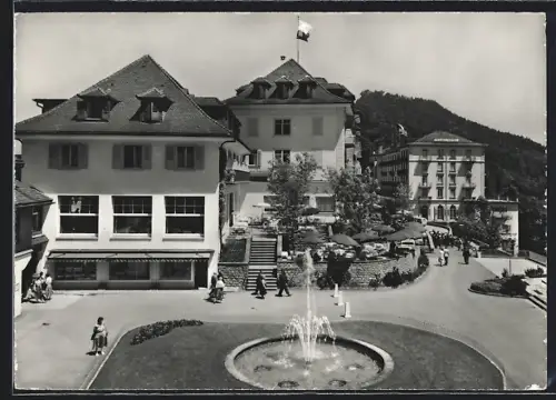 AK Bürgenstock /Vierwaldstättersee, Bürgenstock-Hotels, Piazza