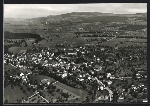 AK Sursee, Teilansicht, Fliegeraufnahme