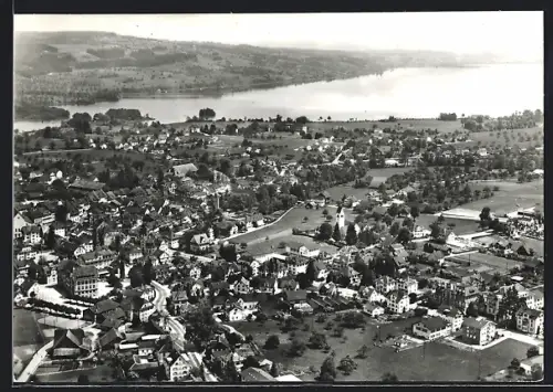 AK Sursee, Teilansicht, Fliegeraufnahme