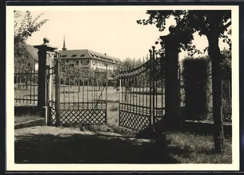 AK Sursee, Blick auf Kapuzinerkloster