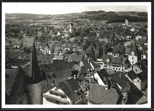 AK Sursee, Teilansicht mit Strassenpartie