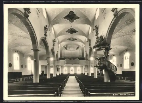 AK Sursee, Katholische Kirche, Innenansicht
