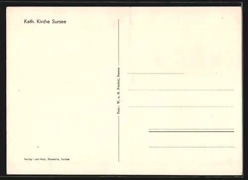 AK Sursee, Katholische Kirche, Innenansicht