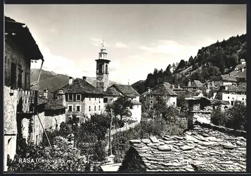 AK Rasa /Centovalli, Teilansicht mit Kirche