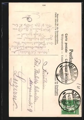 AK Sursee, Kreuzwald, Ortspartie