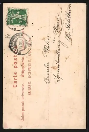 AK Ringgenberg am Brienzersee, Ortspartie