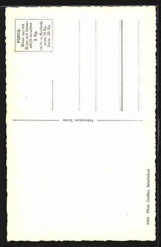 AK Interlaken, Kirche von Unterseen