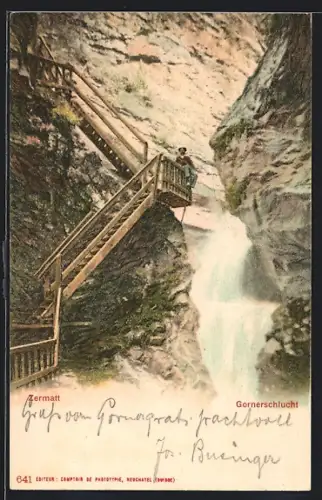 AK Zermatt, Gornerschlucht