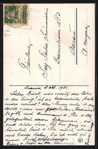 AK Rivapiana, Uferpartie mit Kirche