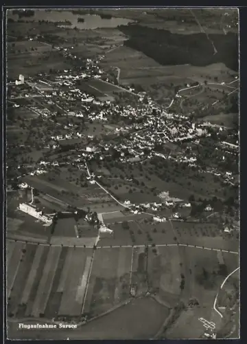 AK Sursee, Teilansicht, Fliegeraufnahme