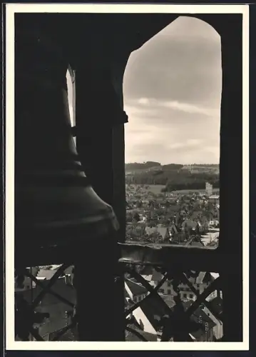 AK Sursee, Panorama vom Glockenturm aus