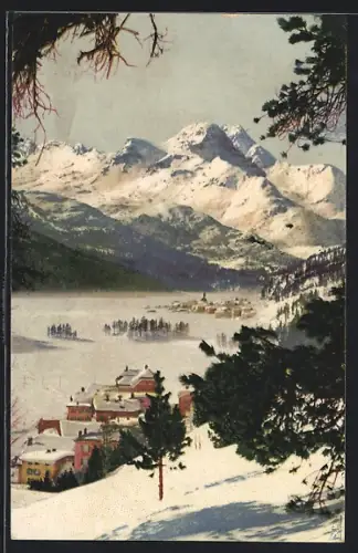 AK Campfer, Ortsansicht mit Ailvaplana