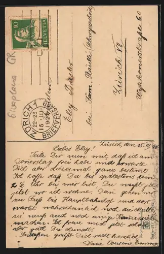 AK Campfer, Ortsansicht mit Ailvaplana