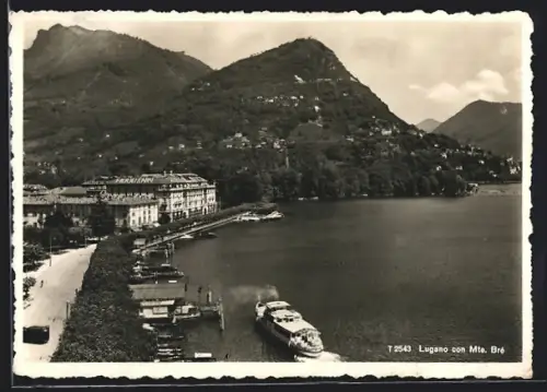 AK Lugano, Panorama con Mte. Bré