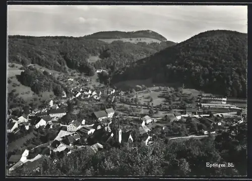 AK Eptingen /BL., Ortsansicht mit Talpanorama