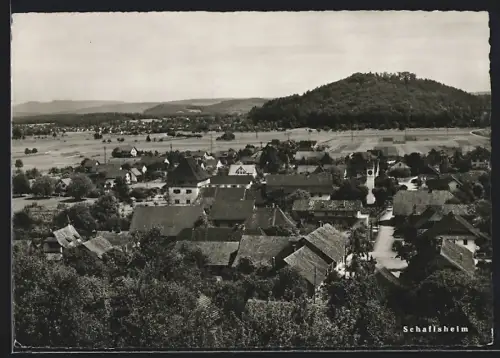 AK Schafisheim, Ortsansicht über die Dächer