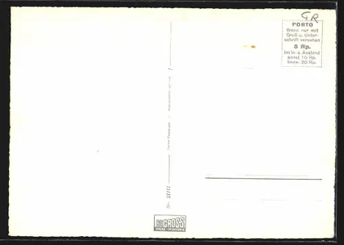 AK Malans, Ortsansicht mit Gonzen