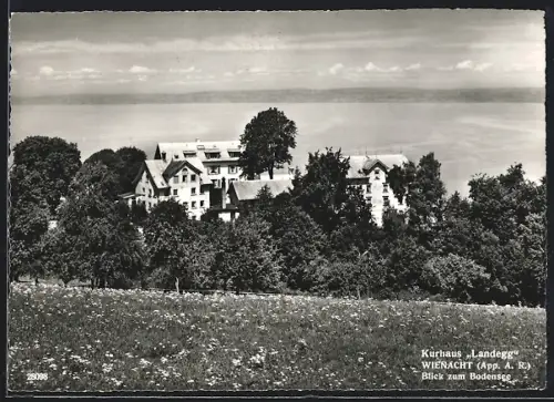 AK Wienacht /App. A. R., Kurhaus Landegg mit Blick zum Bodensee