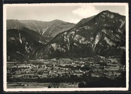 AK Rodels /Graub., Ortsansicht mit Stätzerhornkette
