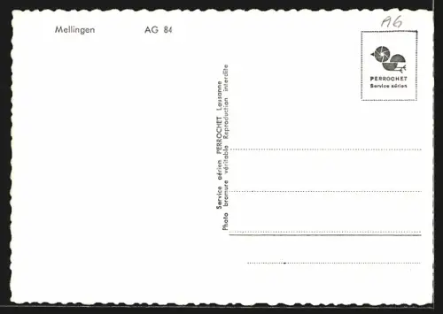 AK Mellingen, Ortsansicht mit Flusspartie