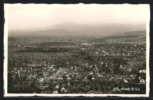 AK Aesch /B.-Ld., Gesamtansicht aus der Vogelperspektive