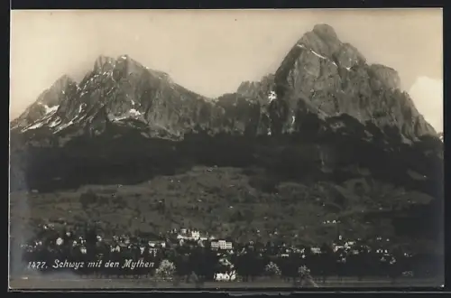 AK Schwyz, Panorama mit den Mythen