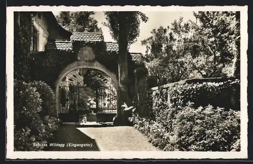 AK Wildegg, Eingangstor zum Schloss