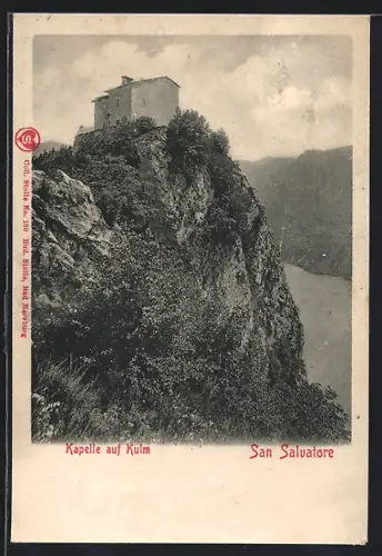 AK Lugano, San Salvatore, Kapelle auf Kulm