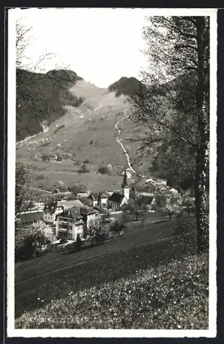 AK Langenbruck /Basler Jura, Ortsansicht mit Umgegend