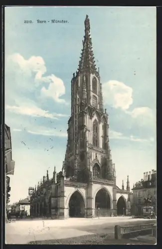 AK Bern, Blick zum Münster