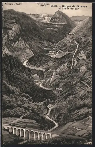 AK Boudry, Gorges de l`Areuse et Creux du Van