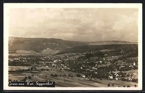 AK Untersiggenthal, Panorama mit Umgebung