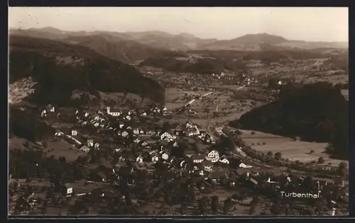 AK Turbenthal, Gesamtansicht mit Umgebung