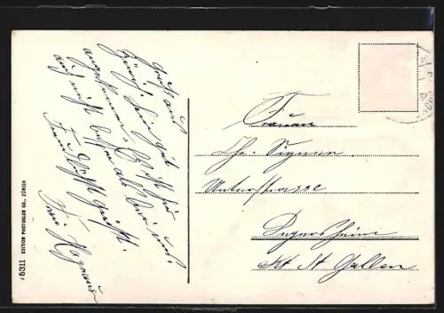 AK Zürich, Panoramaansicht