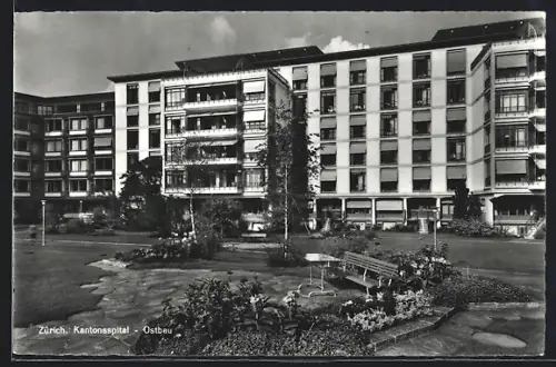 AK Zürich, Neuer Kantonspital, Ostbau