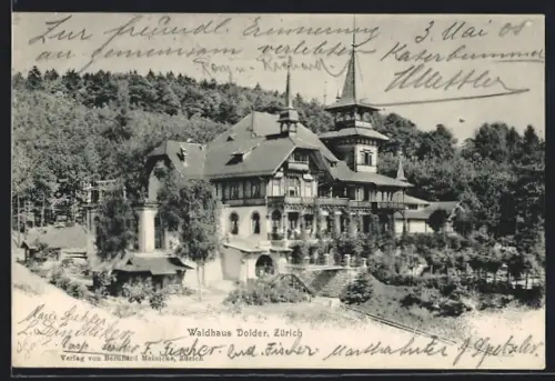 AK Zürich, Waldhaus Dolder, um 1900