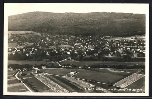 AK Möriken, Ortsansicht vom Flugzeug aus