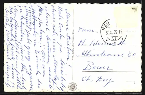 AK Neuenhof /Aarg., Ortsansicht mit Kirche