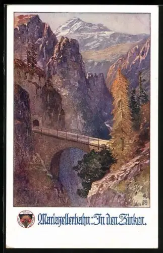 AK Deutscher Schulverein NR. 716: Brücke der Mariazellerbahn